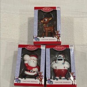 Rudolph and Friends Christmas Ornament Set